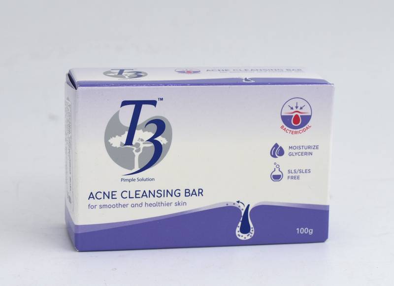 T3 ACNE CLEANSING BAR – 100G